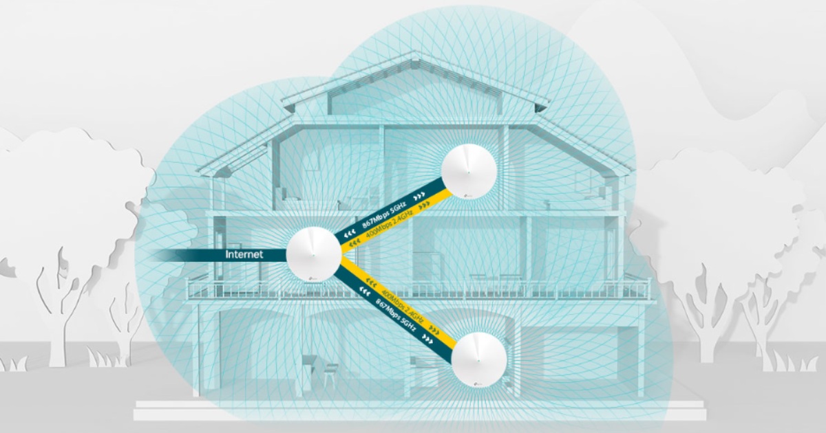 TP-LINK Deco M5 AC1300 - Hilangkan Dead Zone WiFi di Rumah