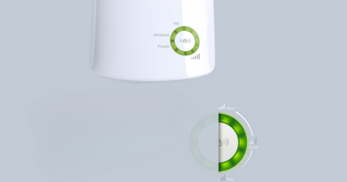 TP-Link TL-WA854RE - Dilengkapi Lampu Indikator Pintar