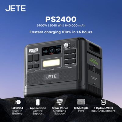 Best Portable Power Station - JETE PS2400