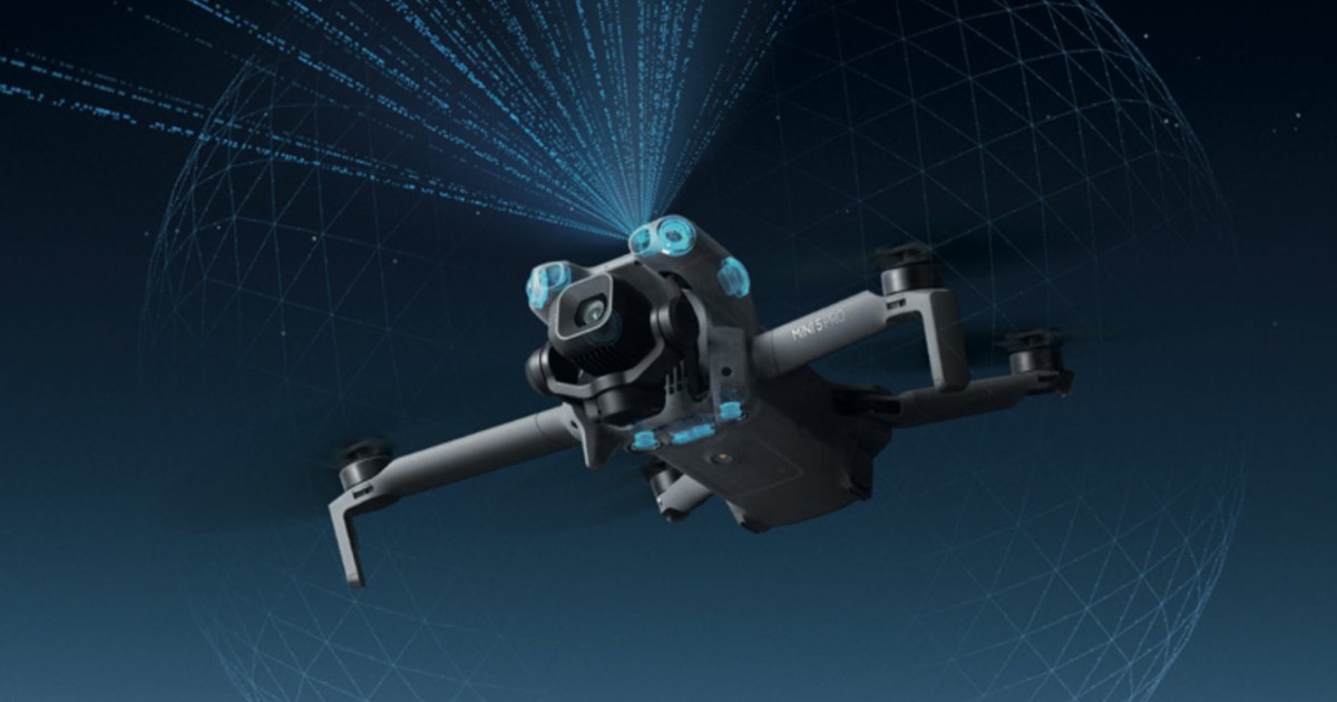 DJI Mini 5 Pro - Sensor LiDAR Omnidirectional
