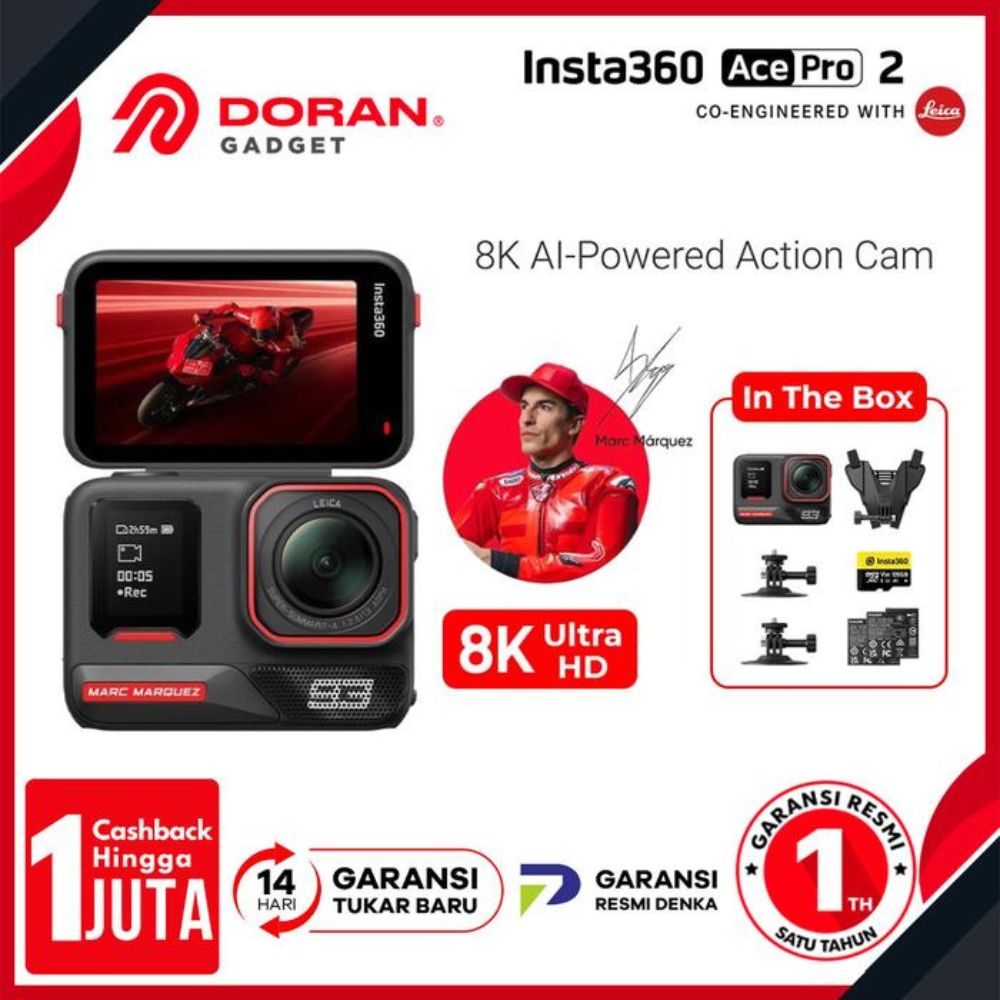 Insta360 Ace Pro 2 MM93 Edition - Marc Marquez Version 8K AI Powered Action Camera