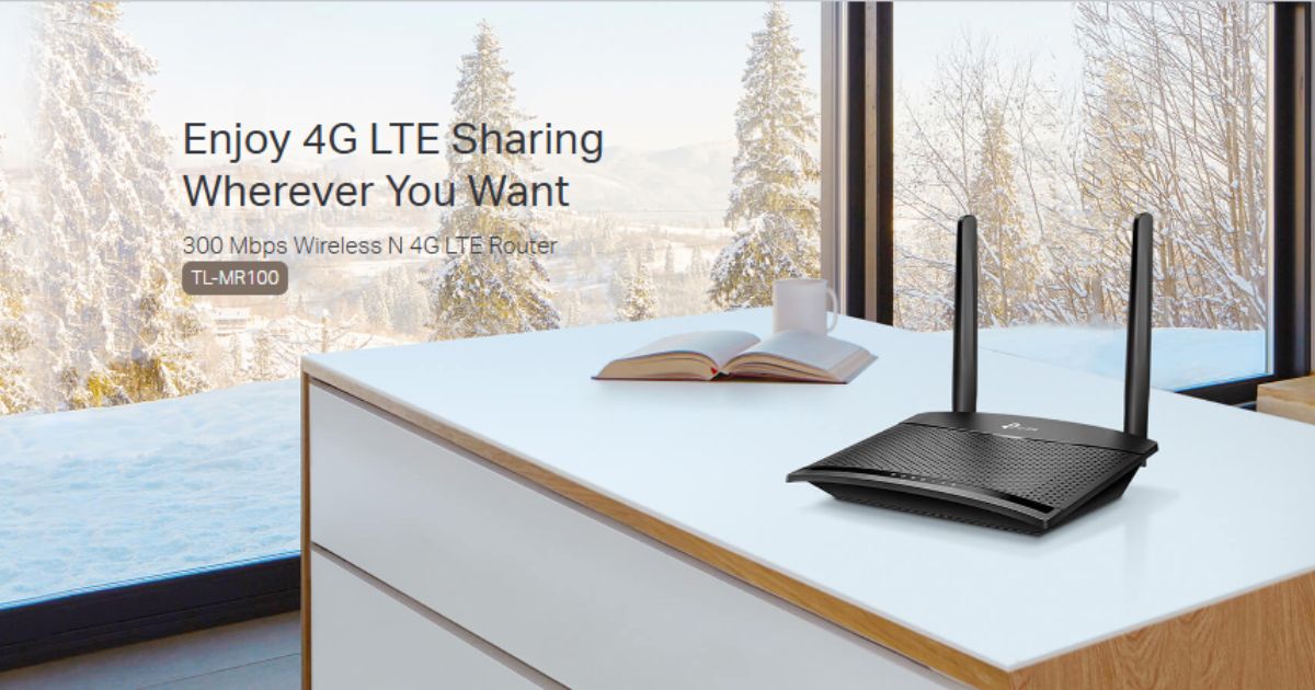 Router TP-Link MR100 - Header