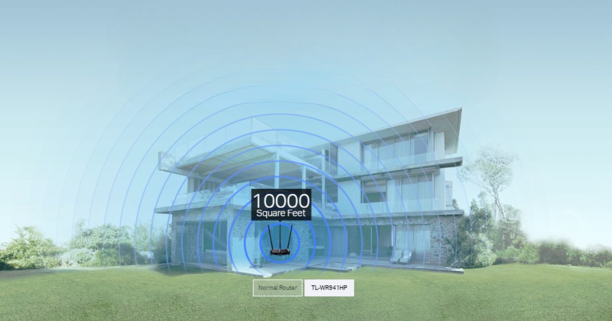 Router TP-Link WR941HP - Jarak Jangkau yang Optimal