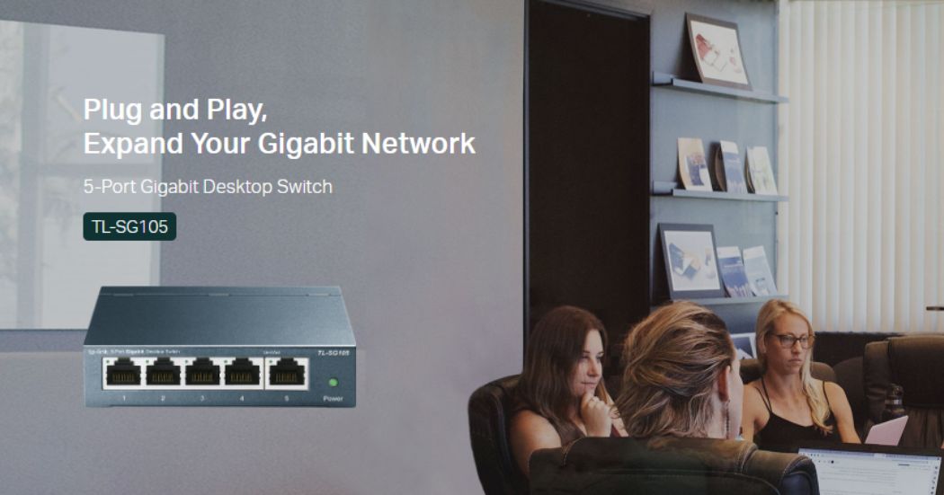 Switch TP-Link SG105 - header