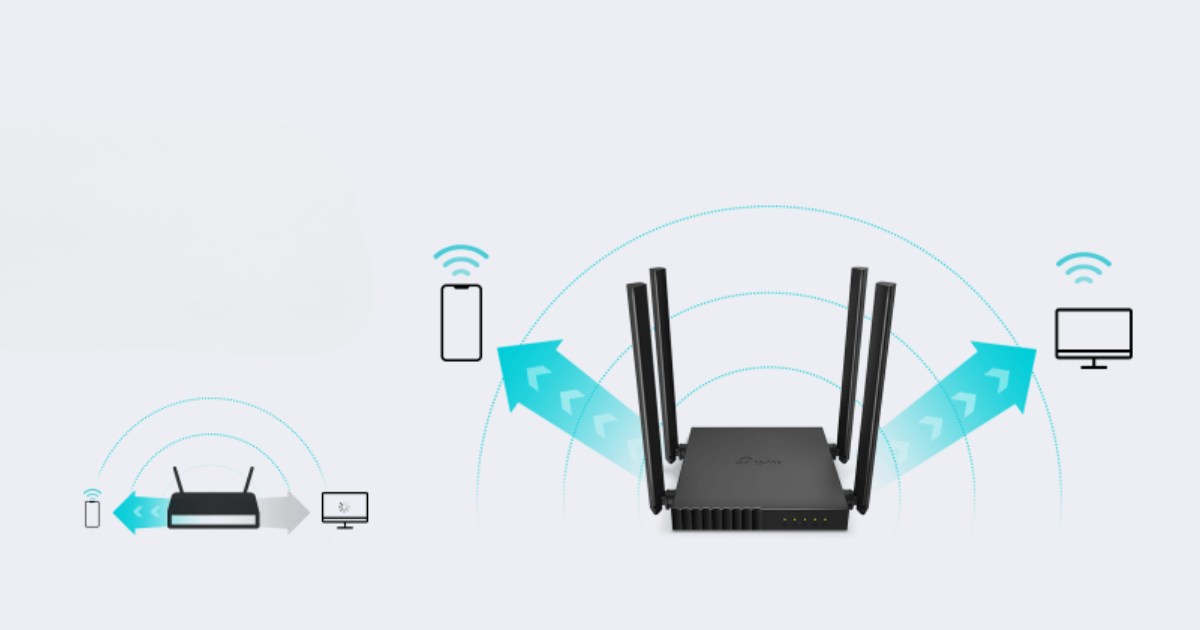 TP-Link Archer C54 - Hubungkan ke Banyak Perangkat Sekaligus
