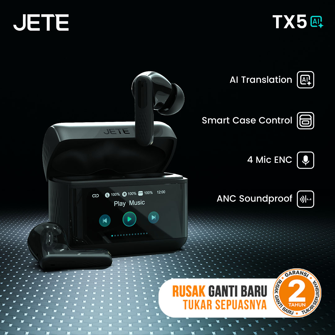 TWS JETE TX5 with Smart AI Translation