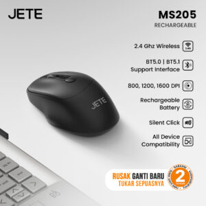 Mouse JETE MS205 Rechargeable