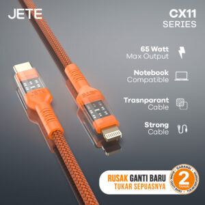 Kabel Data JETE CX11 Type C to Lightning 65W