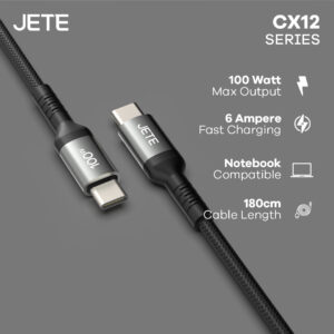Kabel Data JETE CX12 Type C to C 100W