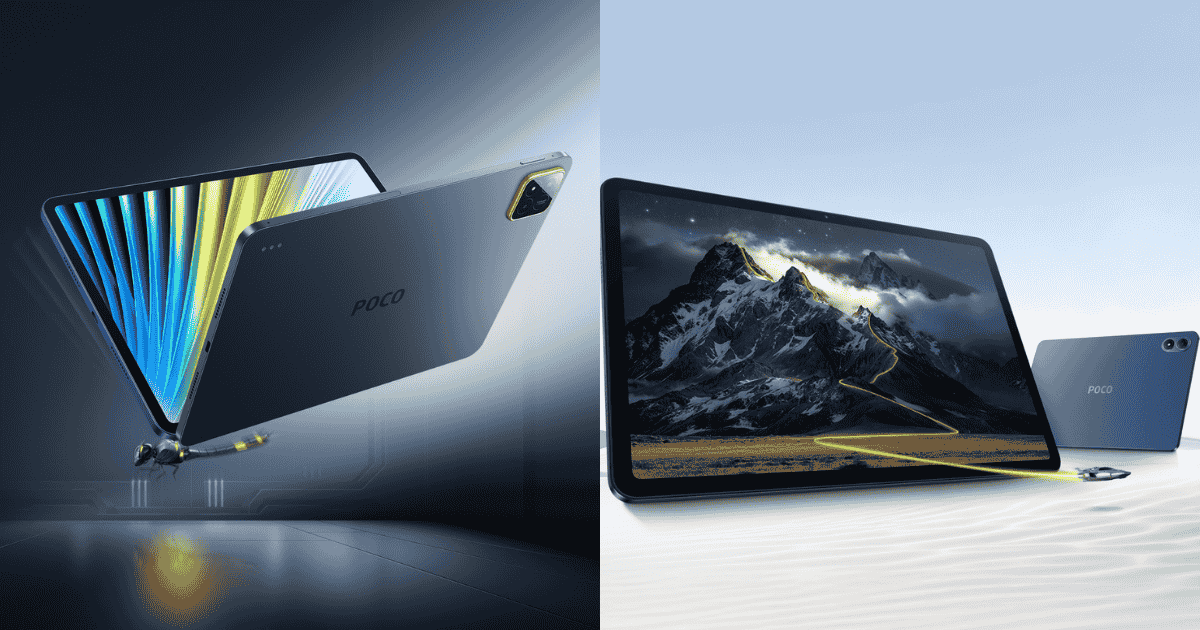 desain Poco Pad X1 vs Poco Pad M1