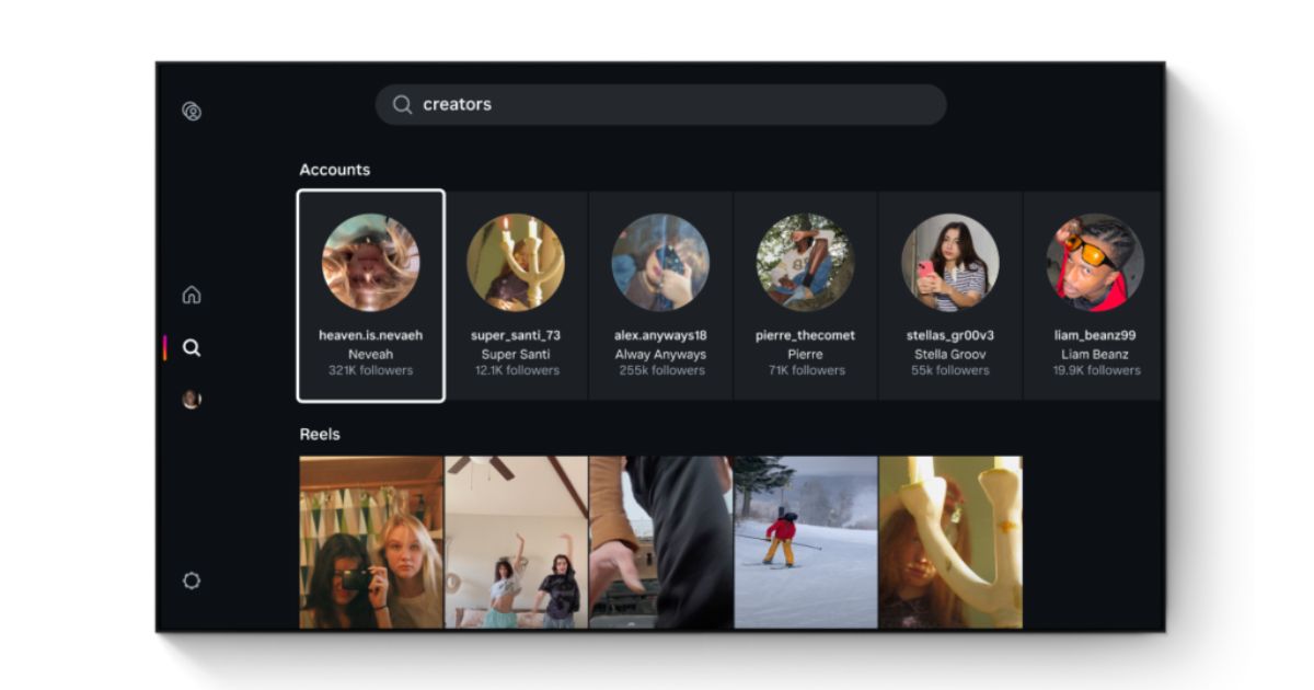 Fitur Instagram for TV