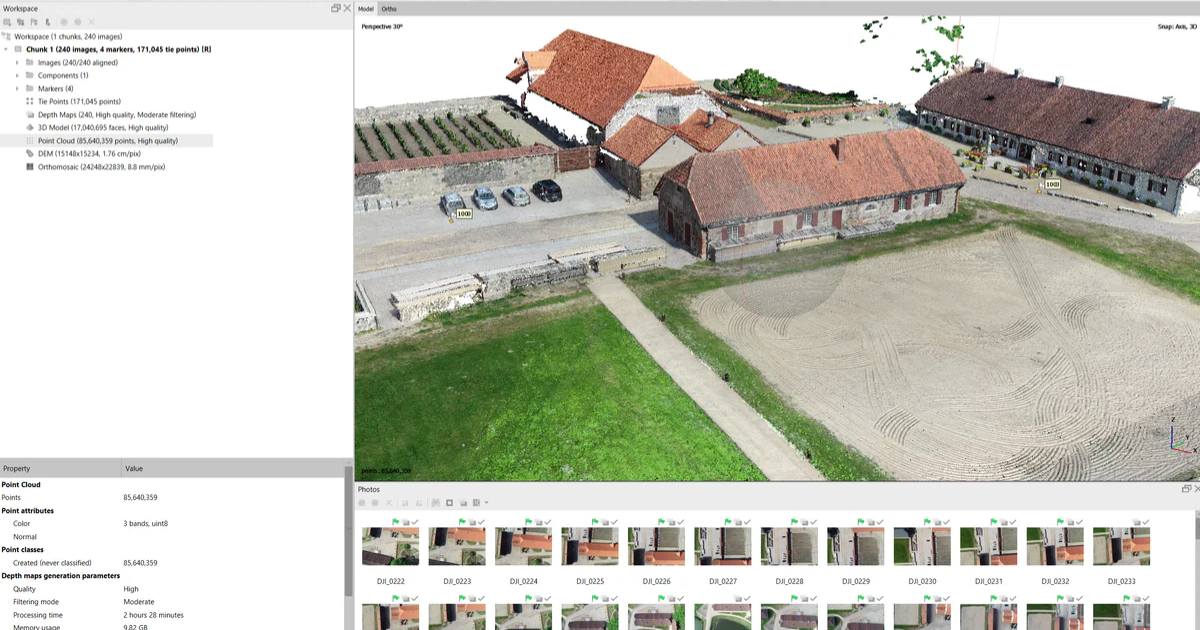 Software & aplikasi pemetaan drone - Agisoft Metashape