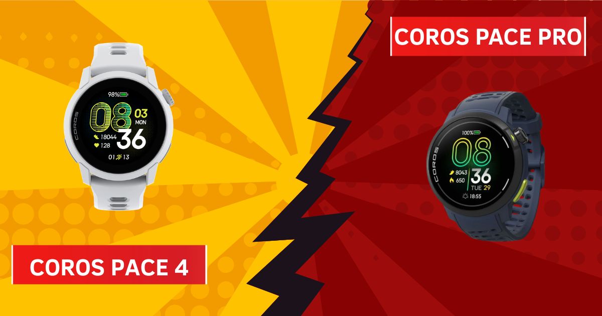 Coros Pace 4 vs Coros Pace Pro