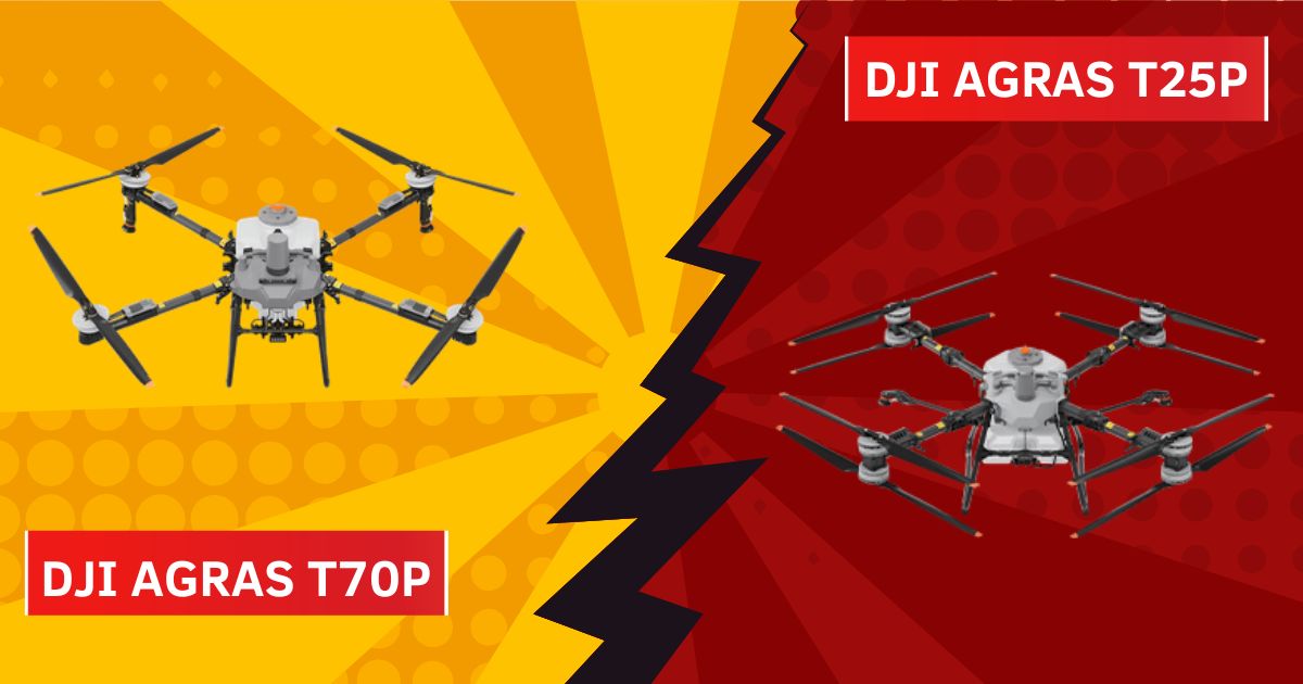 DJI Agras T70P vs DJI Agras T25P
