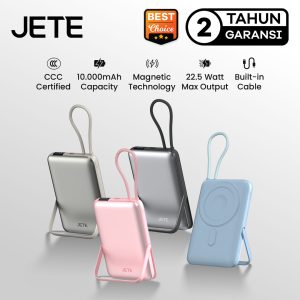 Powerbank Wireless JETE A15 10000mAh - Tersertifkasi CCC