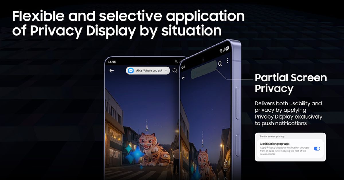 Fitur Privacy Display Samsung S26 Ultra