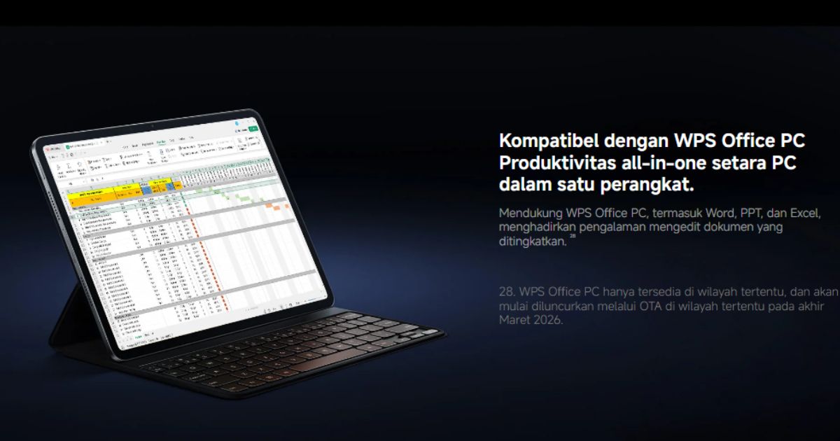Layar Xiaomi Pad 8 Pro