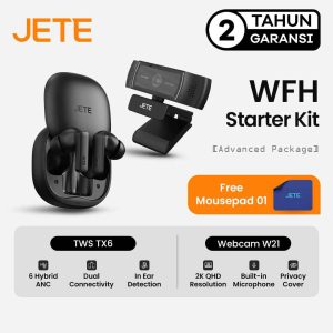 JETE WFH Starter Kit – Advanced 1 (Webcam W21 & TWS TX6)