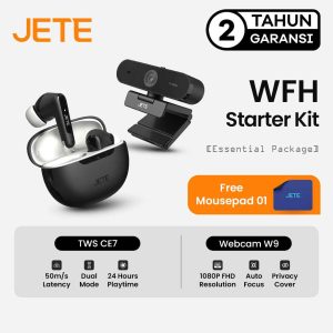JETE WFH Starter Kit – Essential 1 (Webcam W9 & TWS CE7)
