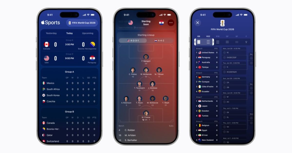 Fitur Apple Sports