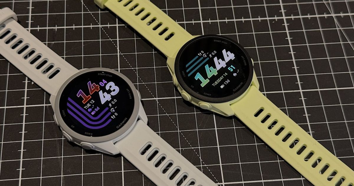 Garmin Forerunner 70 vs Garmin Forerunner 170 - Desain dan Layar