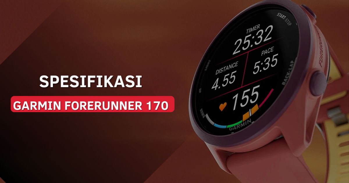Spesifikasi Garmin Forerunner 170