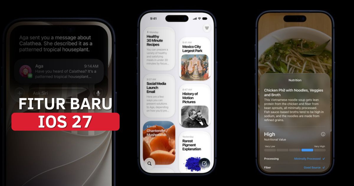 Fitur Baru iOS 27