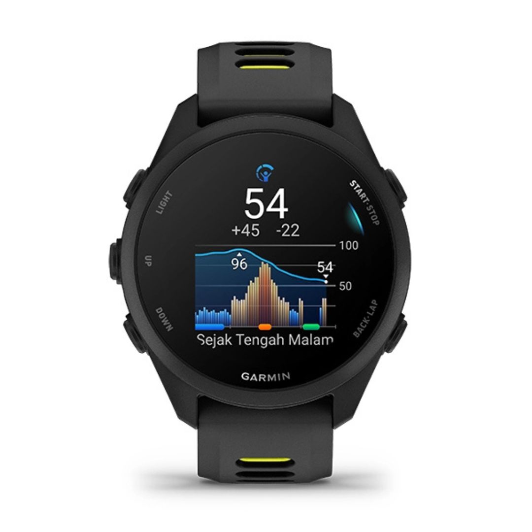 Garmin Forerunner 170 - Black/Amp Yellow - Gambar 3