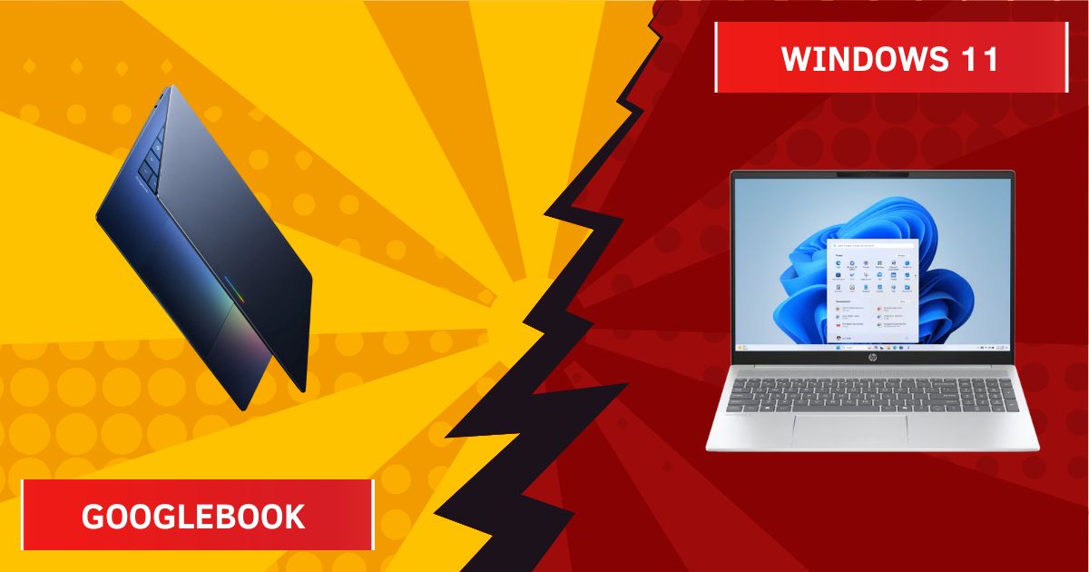 Googlebook vs Windows 11