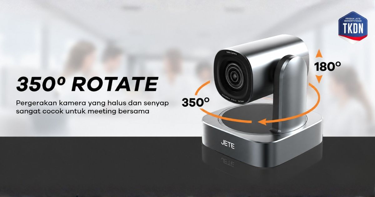 JETE Group 3 Pro TKDN Kamera yang Bergerak dengan Smooth
