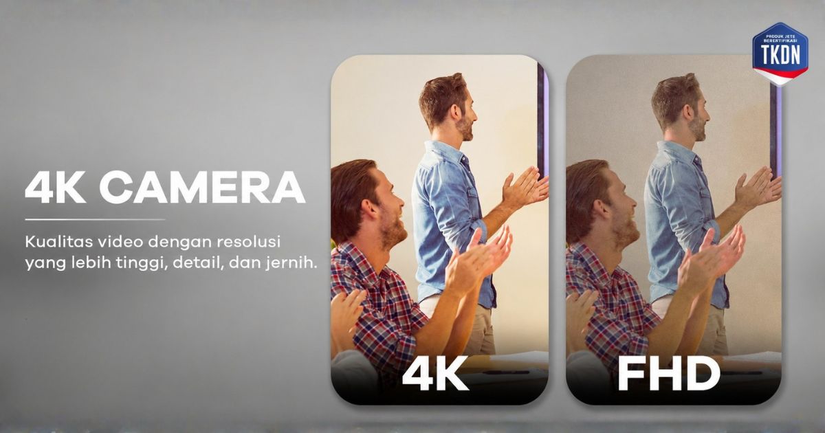JETE Group 3 Pro TKDN Visual Jernih dengan Dukungan Ultra HD 4K