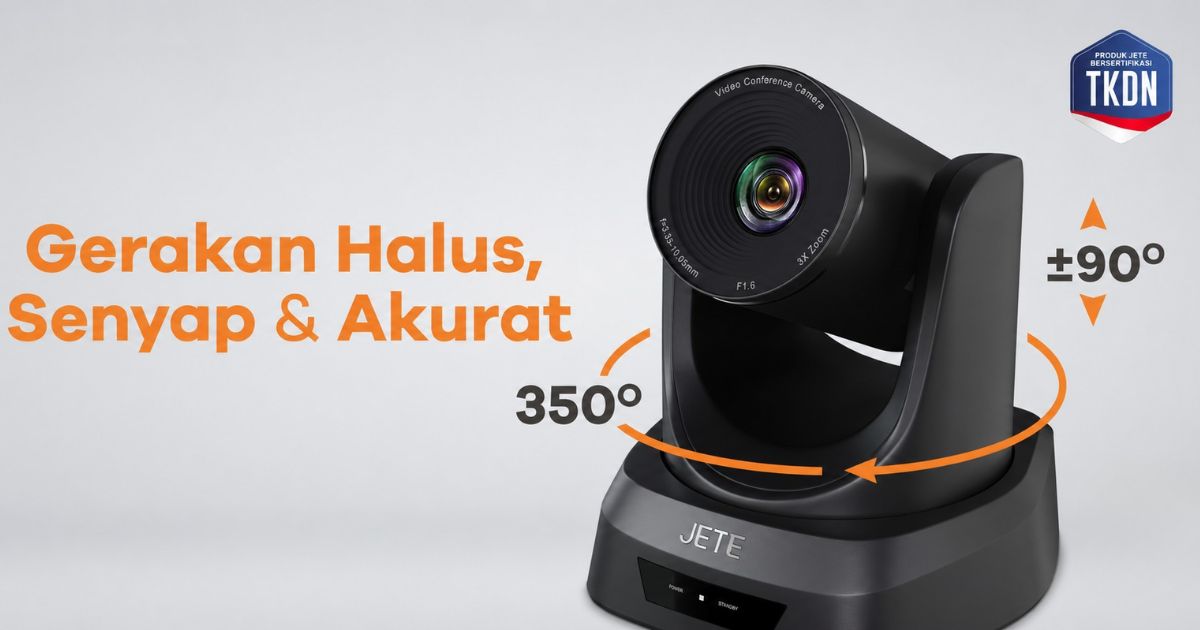 JETE Mini 2 Group PRO TKDN Pergerakan Kamera yang Smooth dan Fleksibel