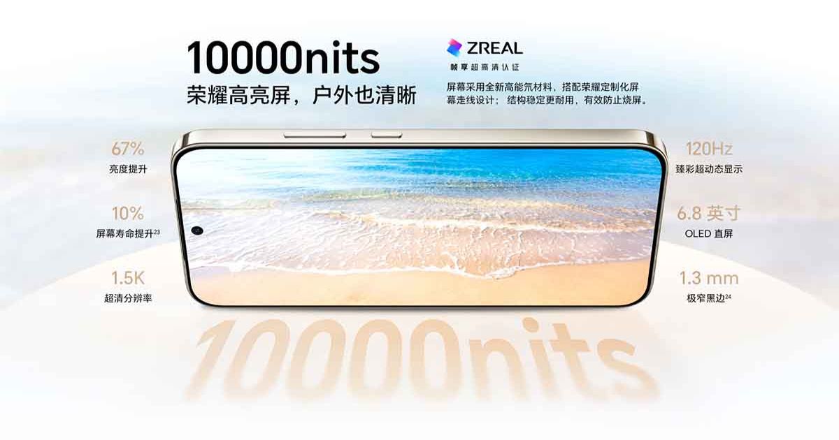 Layar HONOR X80 Pro Max