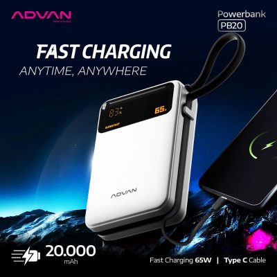 Powerbank CCC Terbaik - Advan PB20