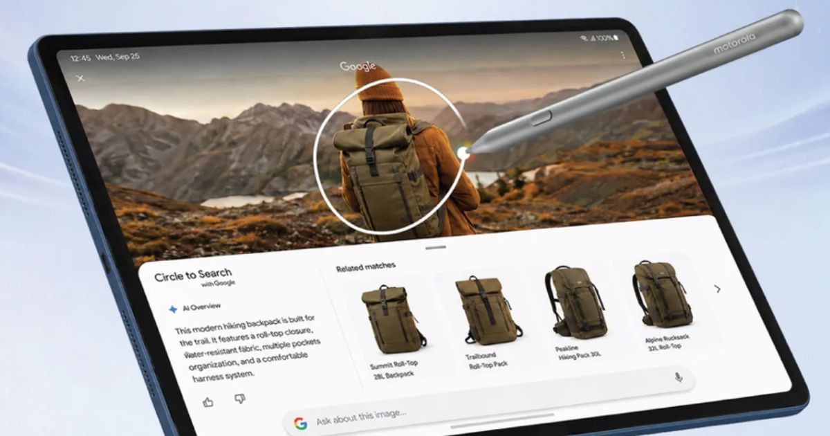 kamera Moto Pad 70 Pro