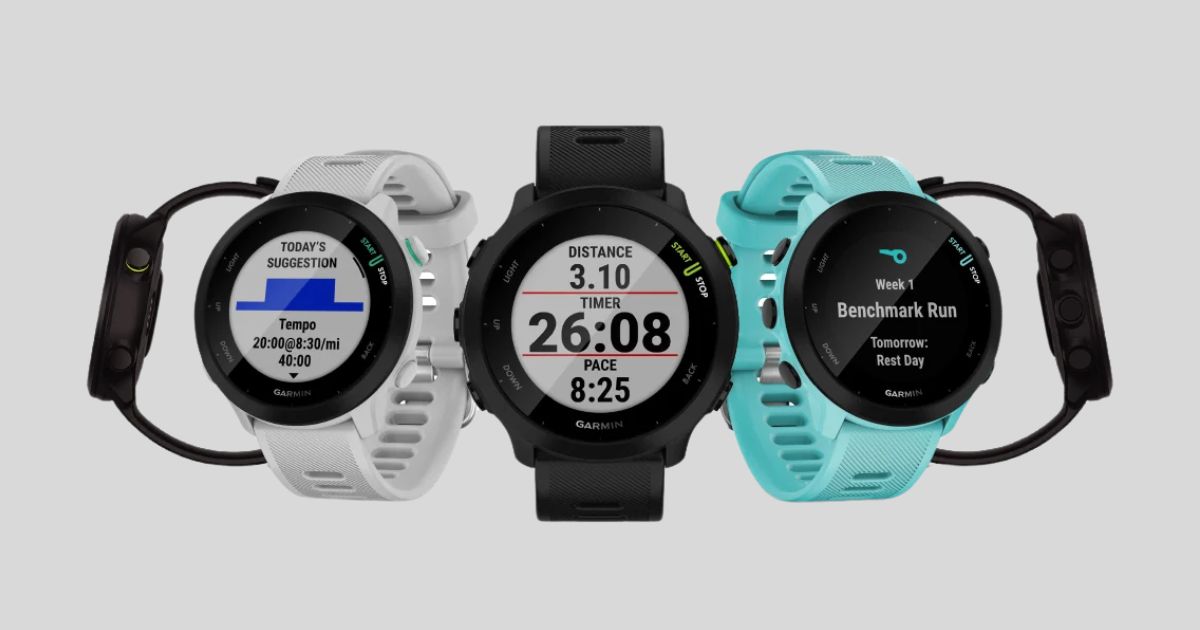 pernbandingan Garmin Forerunner 70 dan Forerunner 55